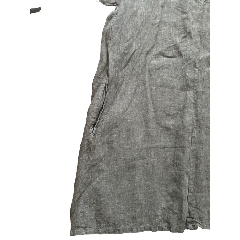 Bryn‎ Walker Bingley Tunic Dress 100% Linen Lagenlook Beach Oversized, Size XXS - Picture 3 of 7